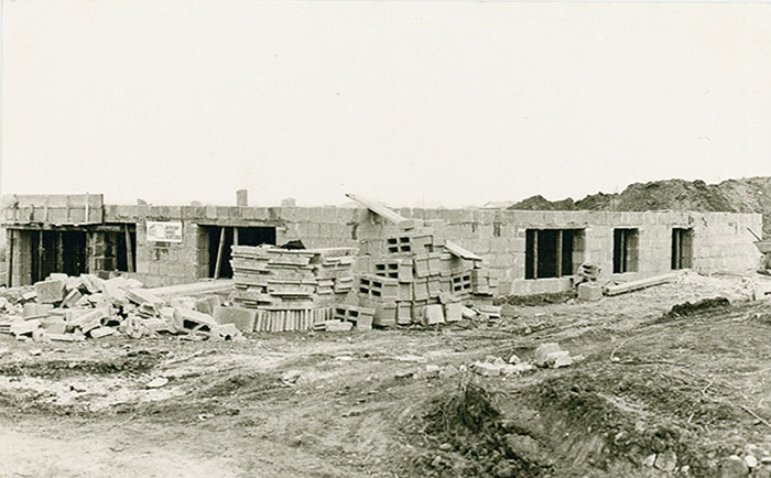 1974 – das erste Bauprojekt